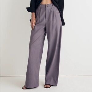 Madewell Harlow Wide Leg Pant Purple